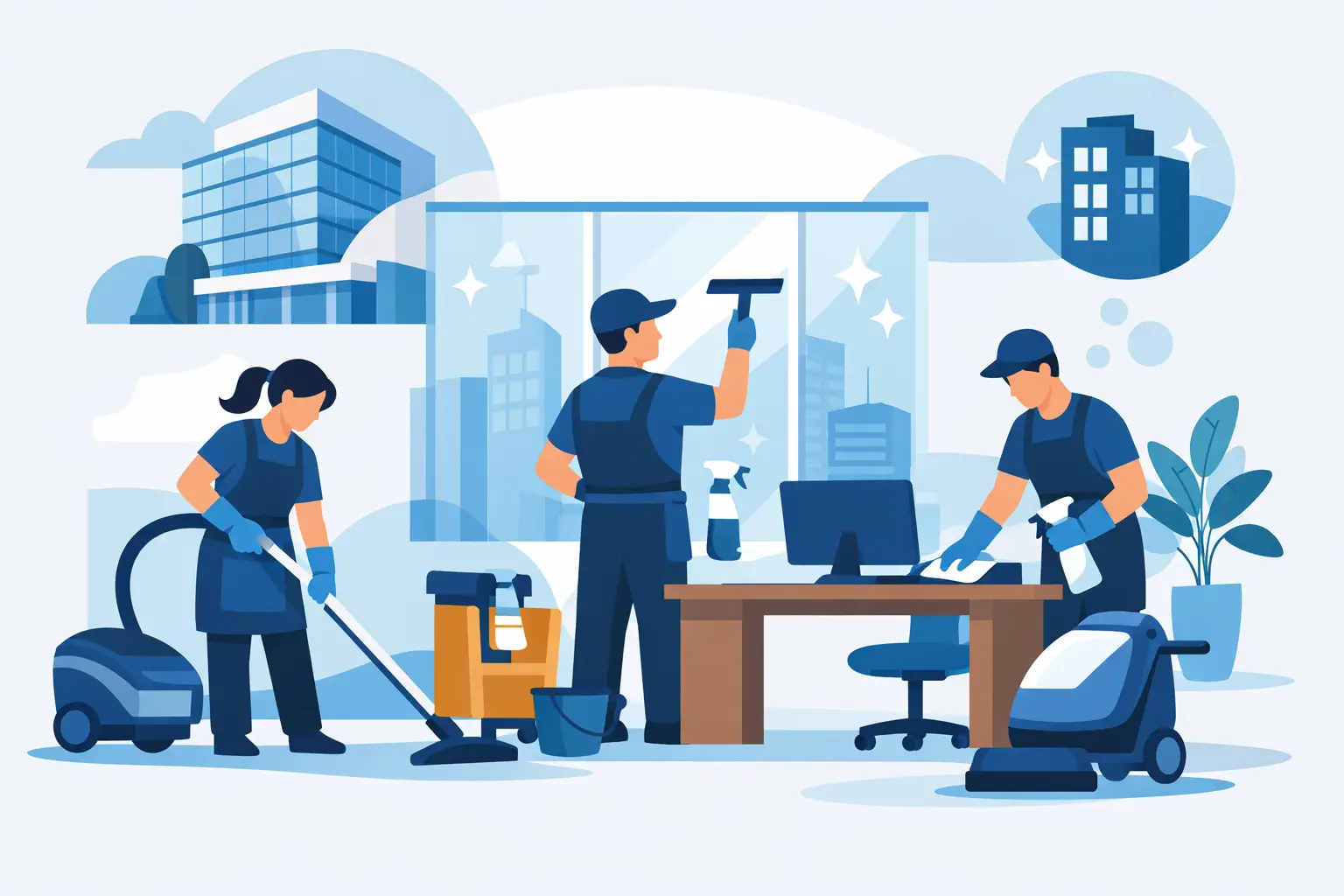Professional commercial cleaning