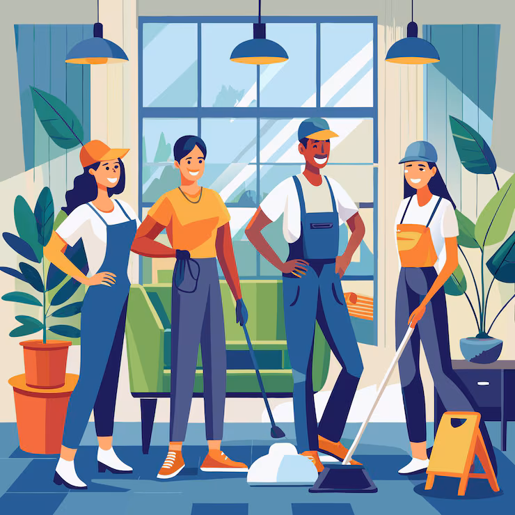 Post-construction cleaning services