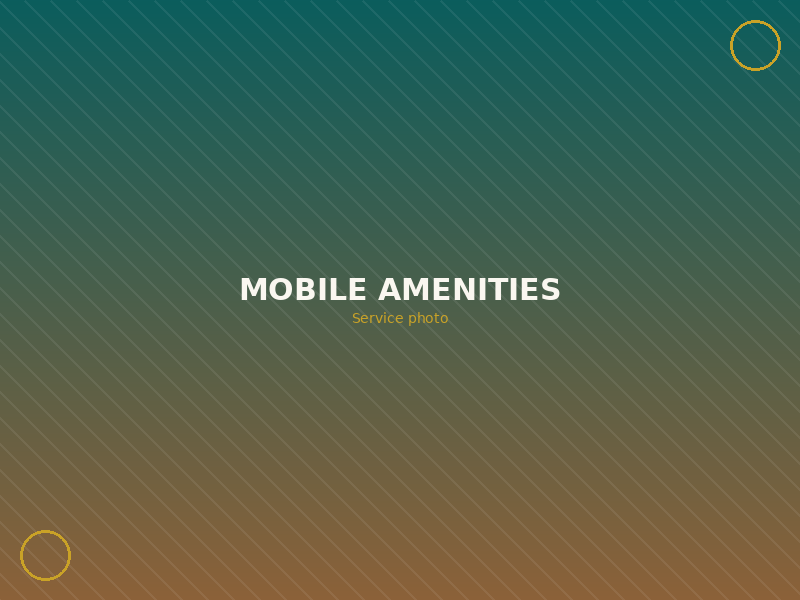 Mobile amenities and portable toilet hire